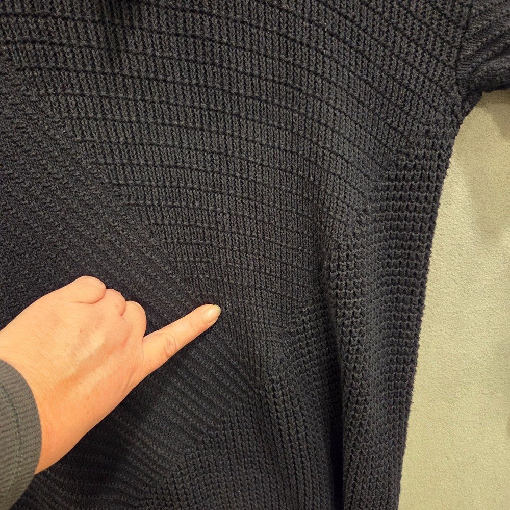 New Directions Studio‎ Sweater Women XL Pullover Mock Neck Drawstring Classic - Picture 8 of 8